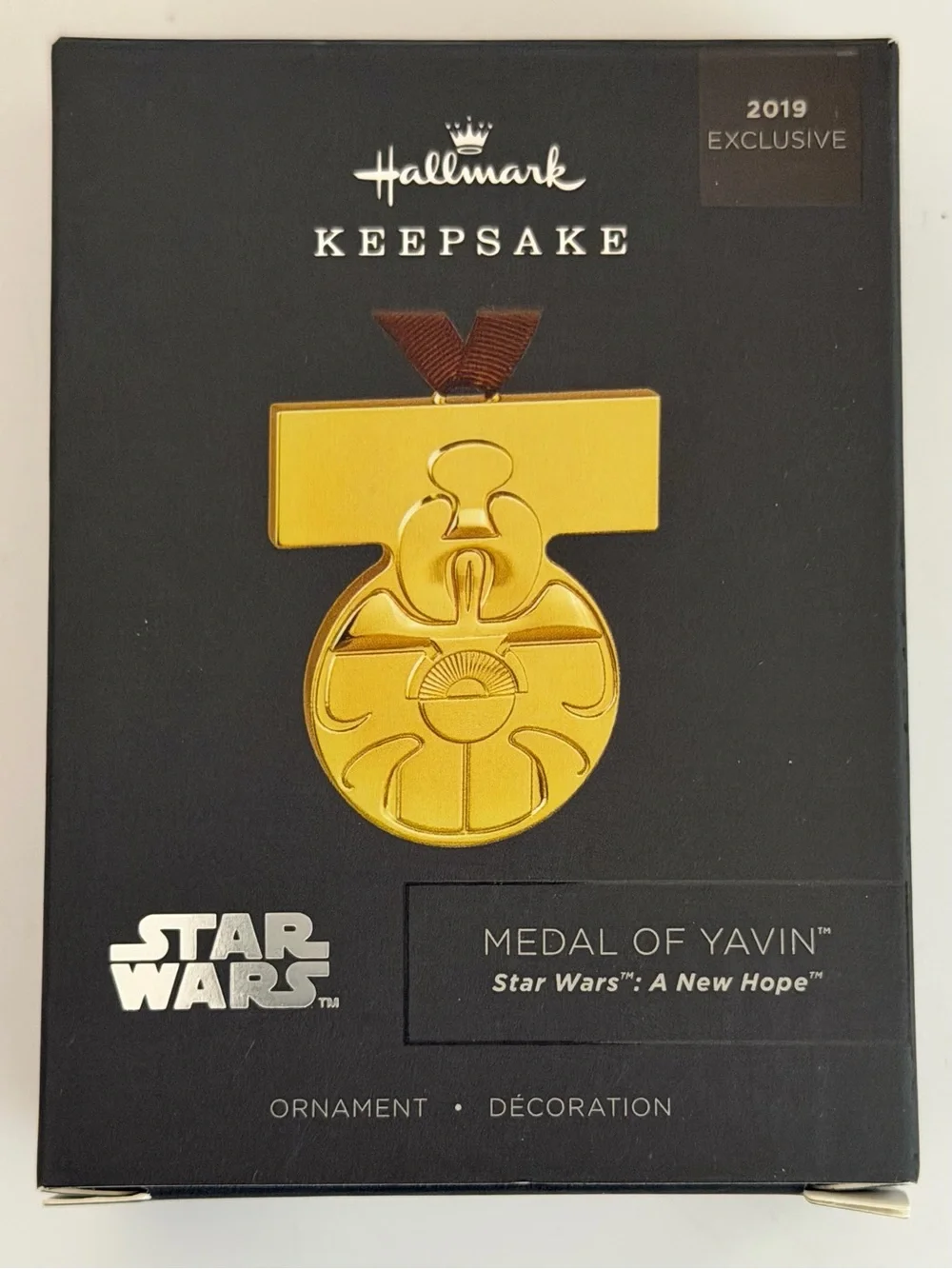 Pop Minded Hallmark Keepsake Star Wars Medal of Yavin Ornament 2019
